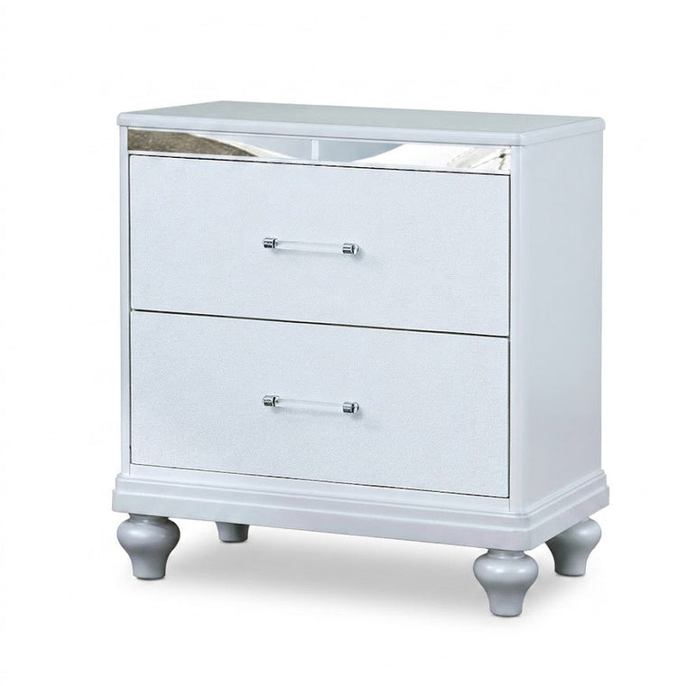 White LED Nightstand
