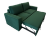 Vincenzo Sleeper Sofa Velvet Green