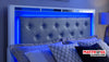 White LED 3 Piece Bedroom Set