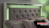 White LED 3 Piece Bedroom Set