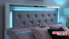 White LED 3 Piece Bedroom Set