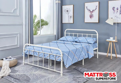 Norwood White Platform Bed