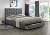 Large Front Draw Platform Storage Bed