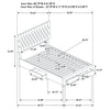 4 Draw Storage & Platform Bed - Charcoal