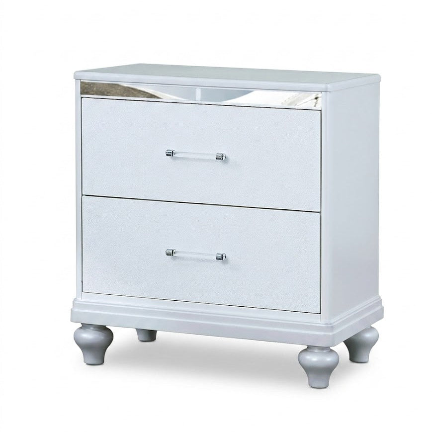 White LED Nightstand