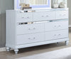 White Up Light Dresser