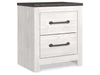 White Wash Super Nightstand