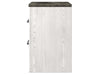 White Wash Super Nightstand