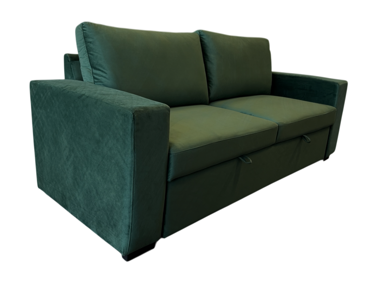 Vincenzo Sleeper Sofa Velvet Green