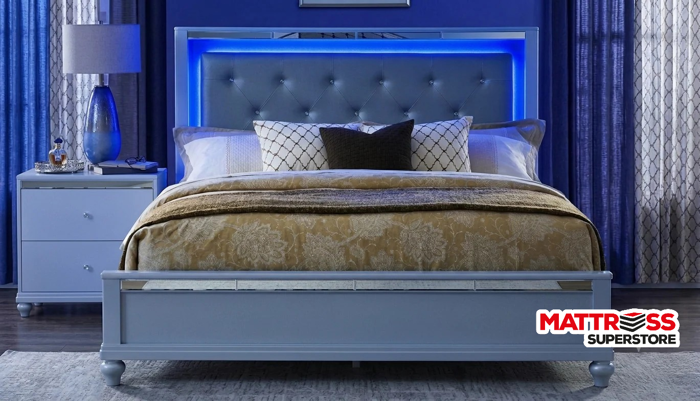 White LED Color Changing Light Bed - 7 Colors