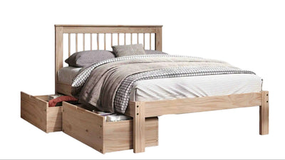 Mirage Pine Wood Platform Bed