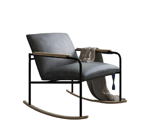 Black Rocker Chair - Accent Chair