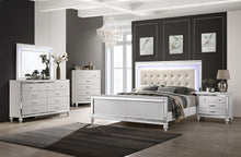 Load image into Gallery viewer, Valentino White LED Bedroom Set
