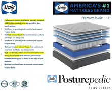 Load image into Gallery viewer, Vista Plush Mattress - Sealy Factory Plus©
