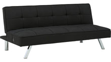 Load image into Gallery viewer, Klik Klack Sleeper Sofa with Angled metal legs and USB Charging - Multiple colors available
