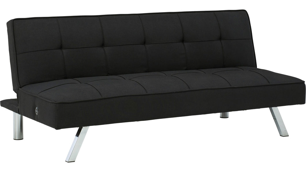 Klik Klack Sleeper Sofa with Angled metal legs and USB Charging - Multiple colors available