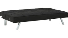 Load image into Gallery viewer, Klik Klack Sleeper Sofa with Angled metal legs and USB Charging - Multiple colors available
